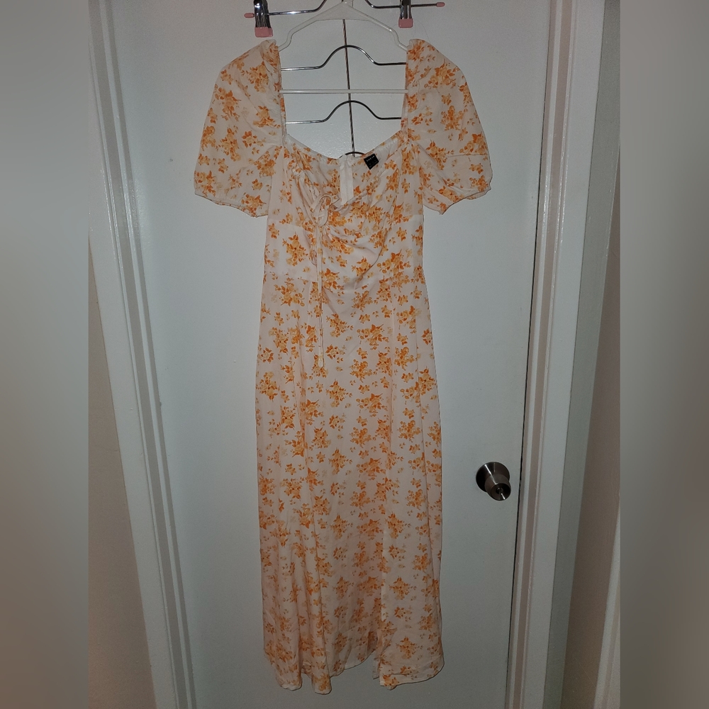 Floral/yellow sundress